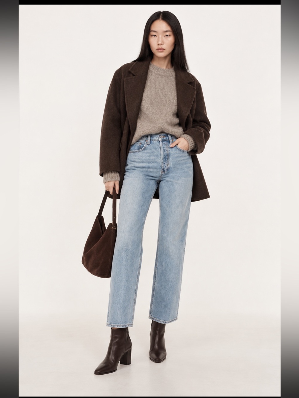 Aritzia Denim Forum The Joni High Rise Loose Cotton Jeans Size 27
